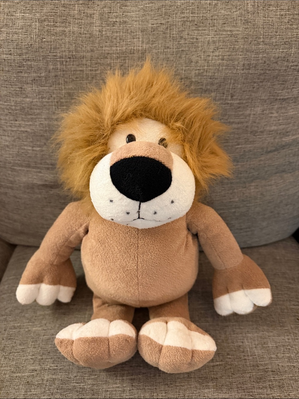 Circo Plush Lion Toy - Tan, Cream & Gold Mane